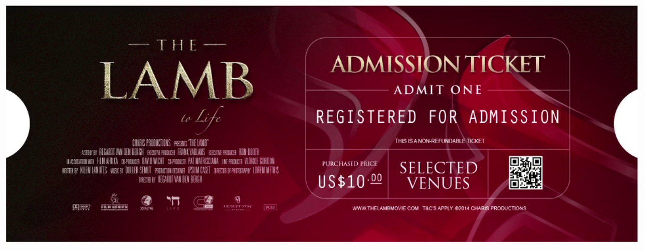 The Lamb to Life ticket
