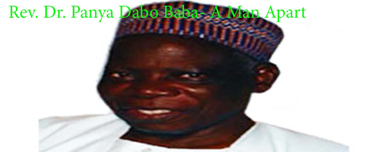 Rev. Dr. Panya Dabo Baba: A Man Apart