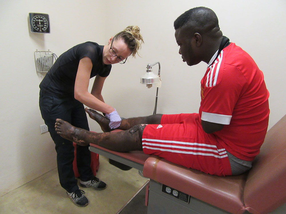 Britney Sports: Therapist at Egbe Hospital