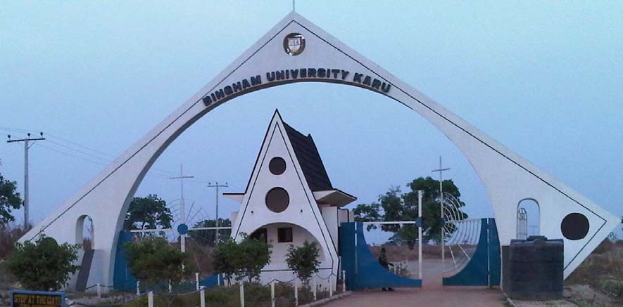 Main Entrance Gate of the Bingham University, Karu