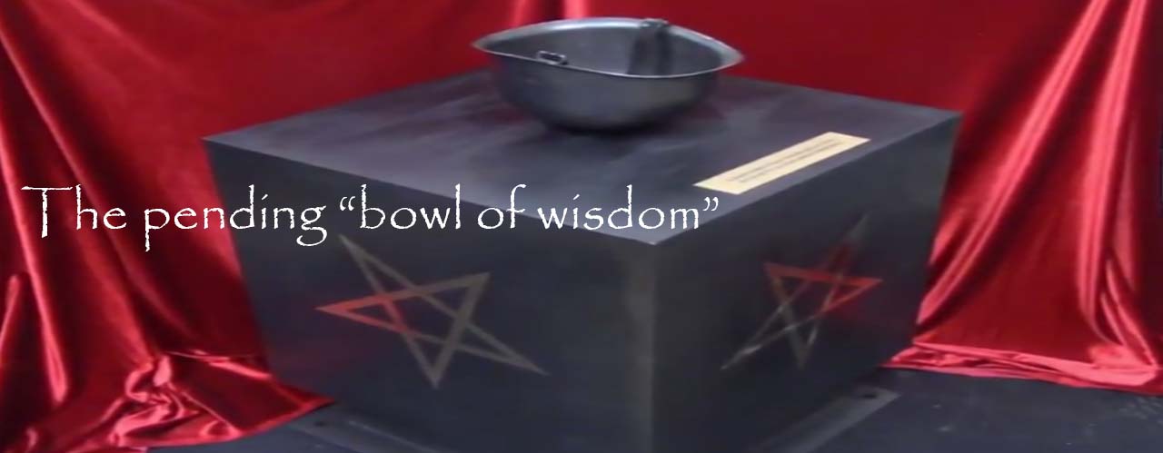 The pending "bowl of wisdom"