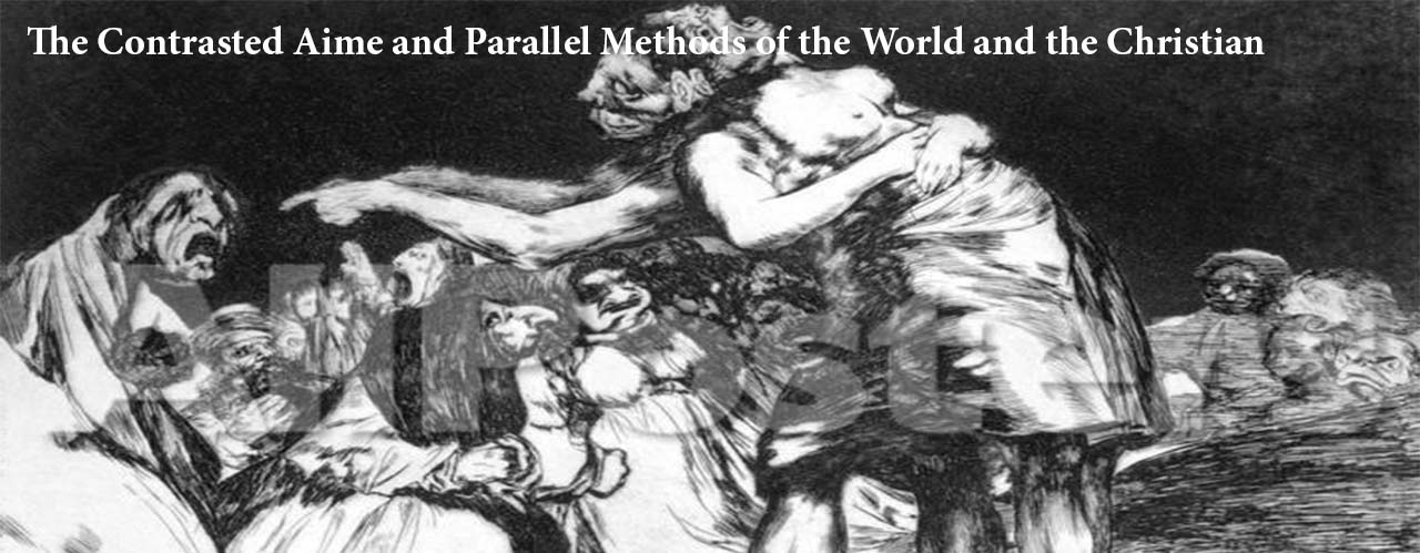 The Contrasted Aime and Parallel Methods of the World and the Christian