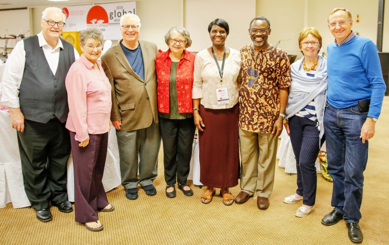 Former SIM International leaders were recognized and honored: Howie and Jo-Ann Brant, Jim and Carol Plueddemann, Malcolm and Liz McGregor