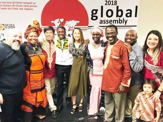 Our worship time was led by a multi-ethnic worship team in diverse languages: Humberto Fernandez, Minah Koela, Jaewoo Kim, Jervis Djokoto, Julie Tai, Eric Lige, Sandra Van Opstal and her son.