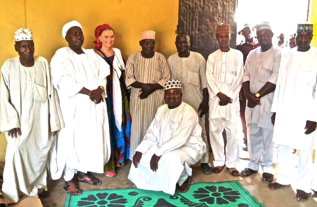 A family meeting of the brother’s of Alhaji Isah in Bida