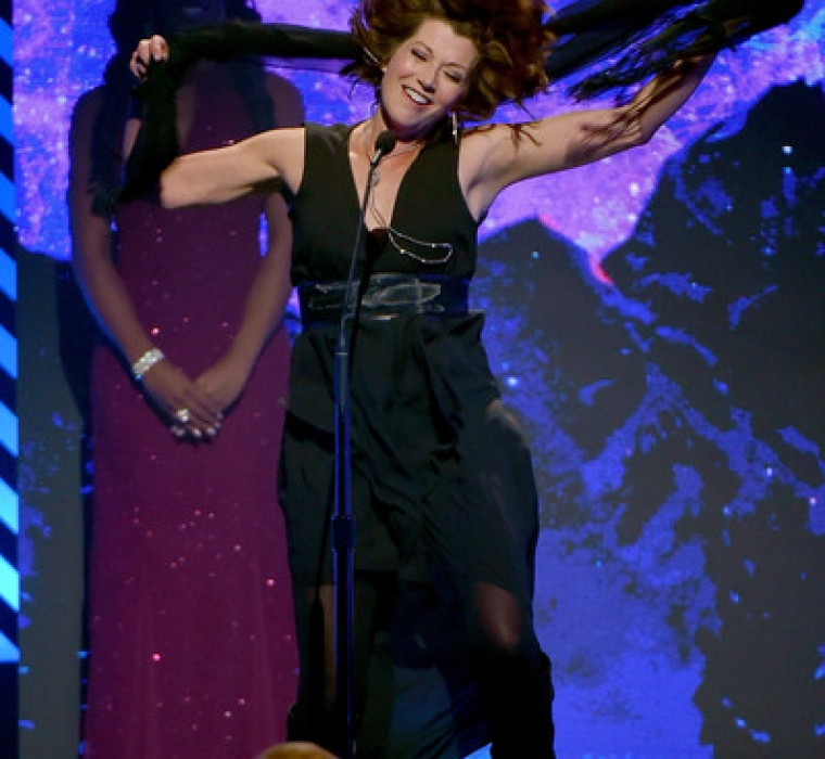 Amy Grant performs onstage at the 49th Annual GMA Dove Awards at Allen Arena, Lipscomb University on October 16, 2018 in Nashville, Tennessee