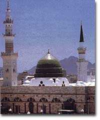 This is prophet Muhammad's mosque in Medina