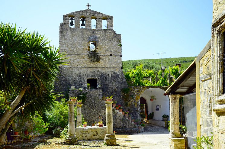 Greece, Zakynthos Island, monastery of Panagia Anafonitria.