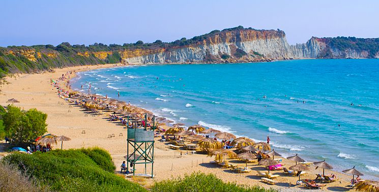 Gerakas beach on Zakynthos island, Greece.