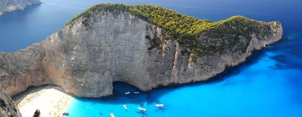 Zakynthos Island in Ionian.