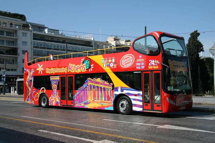 Athens Greece Tour Bus.