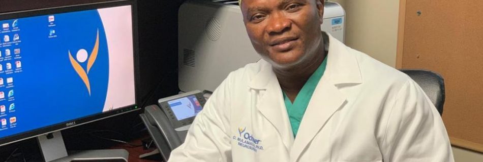 Dr. Olawale Sulaiman is a professor of neurosurgery and spinal surgery and chairman for the neurosurgery department and back and spine center at the Ochsner Neuroscience Institute in New Orleans.