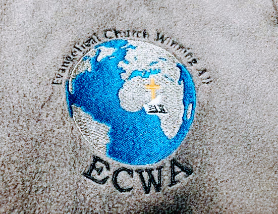 Logo on ECWA Fleece Jacket