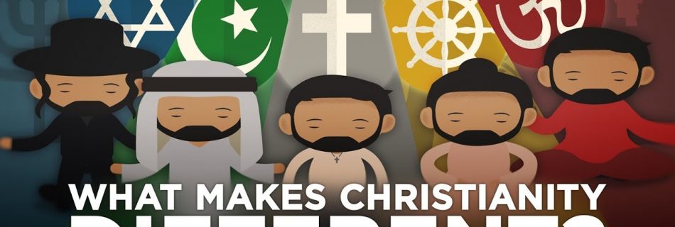 How is the Christian religion different from all the other world religions? (Image by Share Change/YouTube)