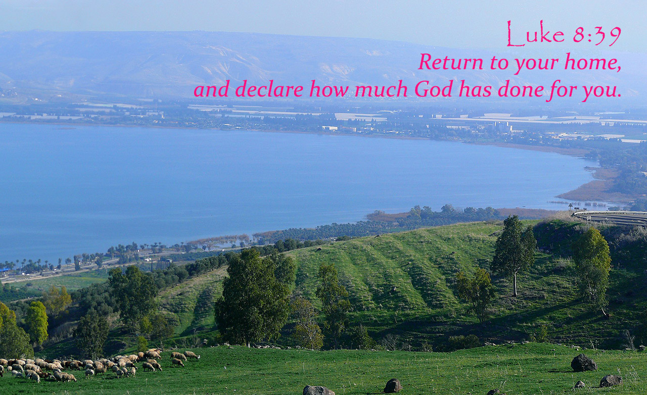 The Sea of Galilee - Monday, 12 October 2020 Daily Devotion