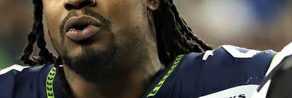 Former teammates with the Seattle Seahawks, Richard Sherman and Marshawn Lynch, are two of the owners in a new football league. (Getty Images)