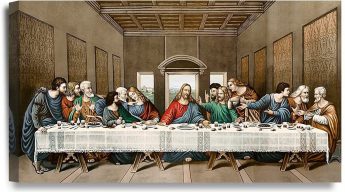 The Last Supper challenges our commitment to the Lord (Leonardo da Vinci Classic Art).