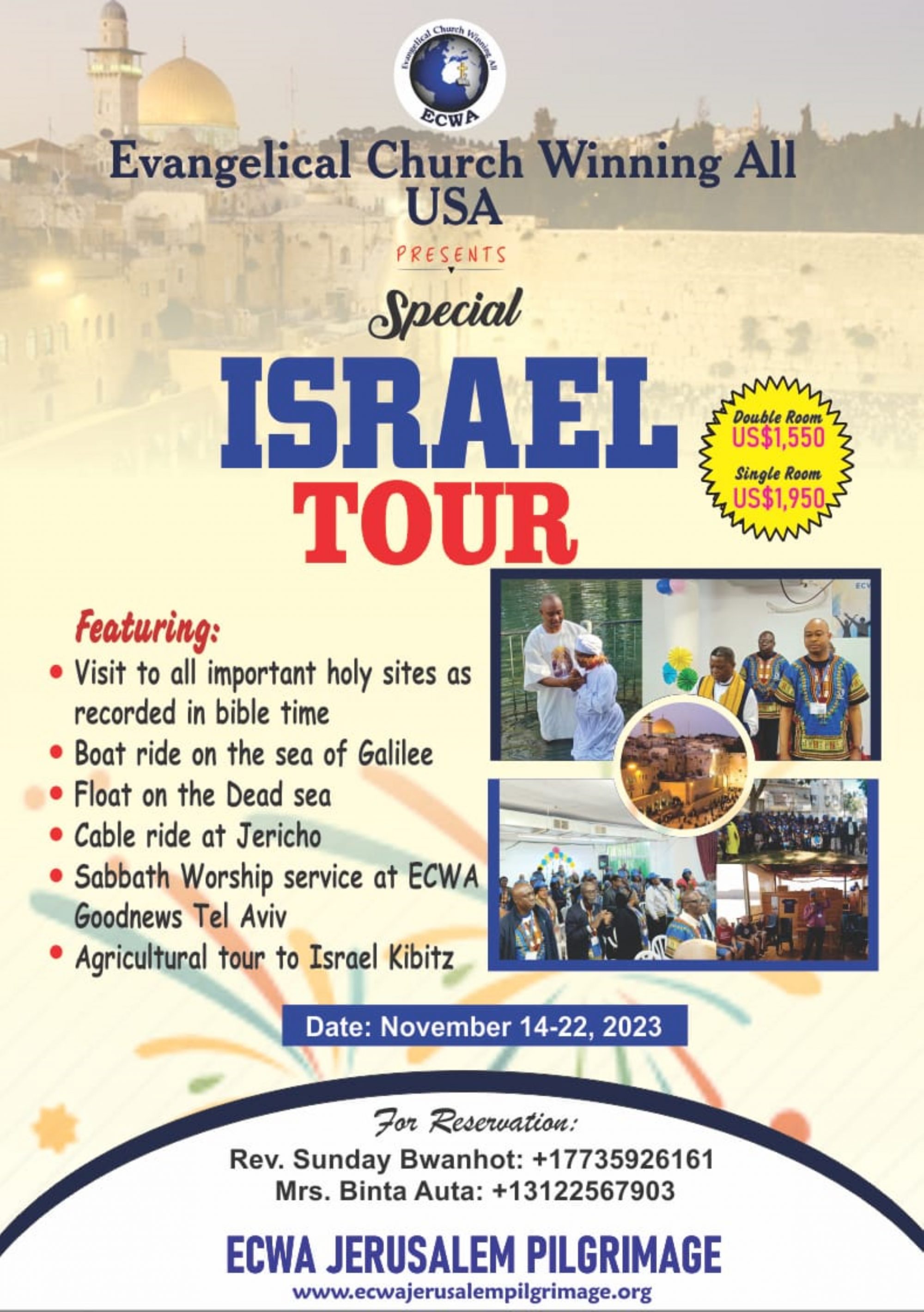 ECWA Jerusalem Pilgrimage