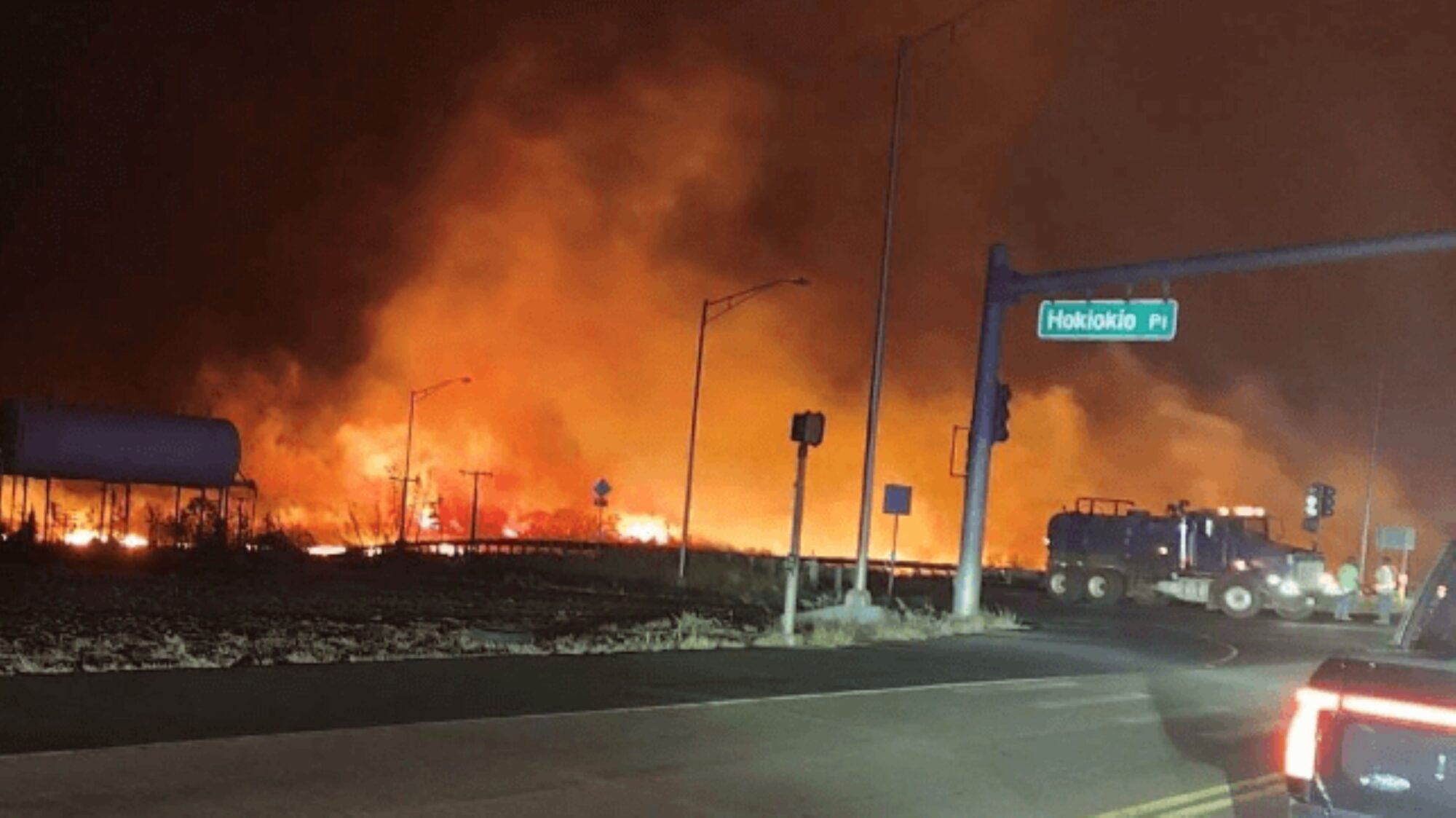 United State Coast Guard Rescued 12 People From the Water During Lahaina Fire (Courtesy: County of Maui)