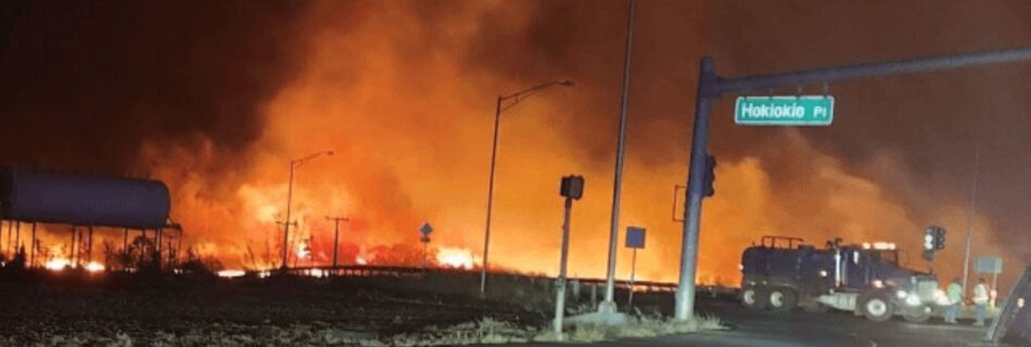 United State Coast Guard Rescued 12 People From the Water During Lahaina Fire (Courtesy: County of Maui)